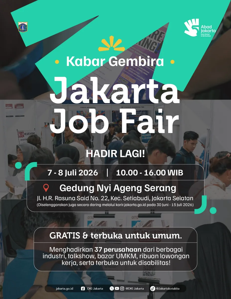 Job Fair Kabupaten Aceh Selatan 2026 (Suku Dinas TKTE Wilayah Kabupaten Aceh Selatan Barat) : 7-8 Juli 2026